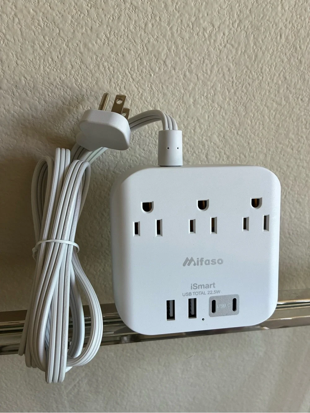*NEW* Mifaso Compact Power Strip with USB-C